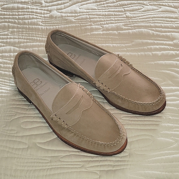 Sea Island Bone Penny Loafer Shoes 